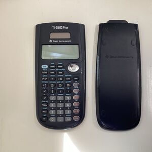 texas instruments ti-36x pro calculator w/ cover used